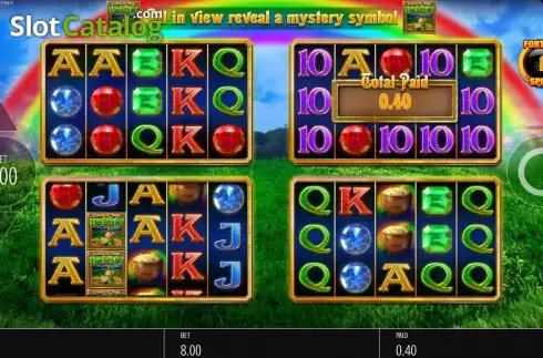 Οθόνη6. Luck O' The Irish Fortune Spins Κουλοχέρης