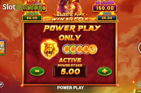 Οθόνη8. Majestic Fury Win Stepper Κουλοχέρης