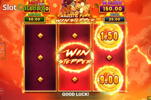 Οθόνη9. Majestic Fury Win Stepper Κουλοχέρης