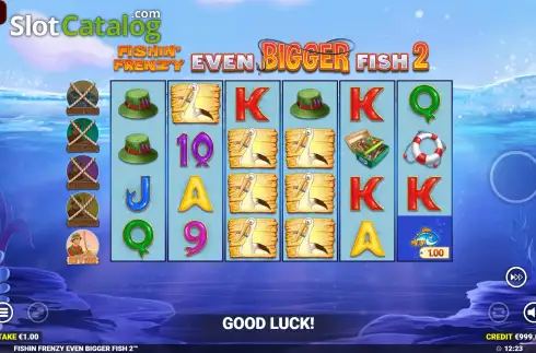 Οθόνη2. Fishin' Frenzy Even Bigger Fish 2 Κουλοχέρης 
