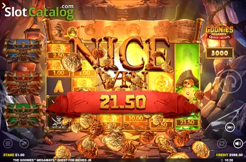 Οθόνη3. The Goonies 3 Quest For Riches Κουλοχέρης 