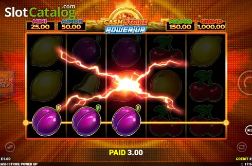 Οθόνη3. Cash Strike Power Up Κουλοχέρης