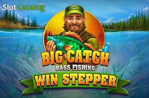 Big Catch Bass Fishing Win Stepper Λογότυπο Big Catch Bass Fishing Win Stepper Λογότυπο