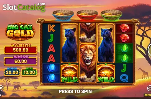 Οθόνη2. Big Cat Gold Κουλοχέρης