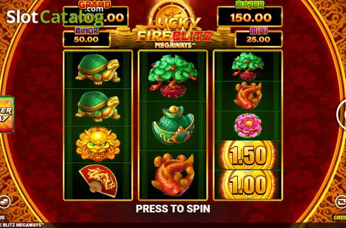 Οθόνη3. Lucky Fire Blitz Megaways Κουλοχέρης