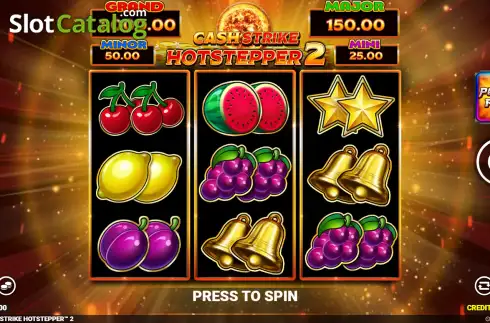 Οθόνη2. Cash Strike Hotstepper 2 Κουλοχέρης