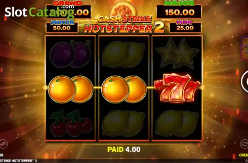 Οθόνη3. Cash Strike Hotstepper 2 Κουλοχέρης