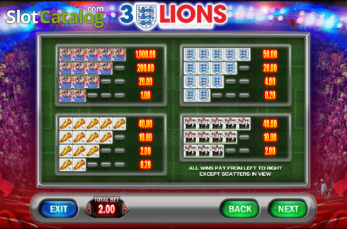 Οθόνη2. 3 Lions Κουλοχέρης