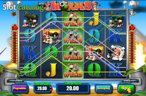 Οθόνη8. Worms (Blueprint) Κουλοχέρης