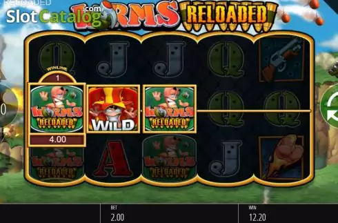 Οθόνη3. Worms Reloaded Κουλοχέρης 