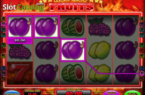 Οθόνη6. Red Hot Fruits (Blueprint) Κουλοχέρης