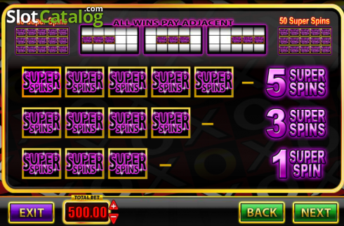 Οθόνη4. Super Spins Bar X Gold Κουλοχέρης