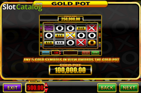 Οθόνη5. Super Spins Bar X Gold Κουλοχέρης