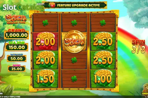 Οθόνη3. Slots O' Gold Triple Fire Κουλοχέρης
