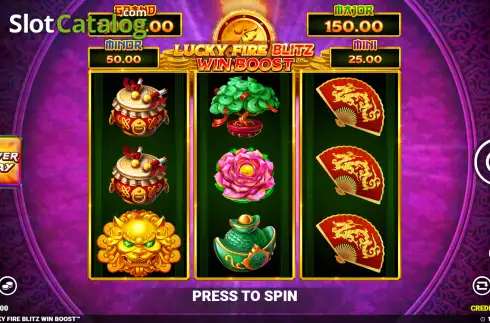 Οθόνη2. Lucky Fire Blitz Win Boost Κουλοχέρης