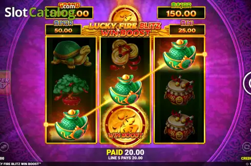 Οθόνη3. Lucky Fire Blitz Win Boost Κουλοχέρης