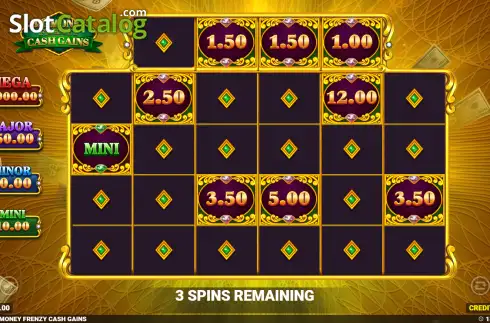 Οθόνη3. Big Money Frenzy Cash Gains Κουλοχέρης