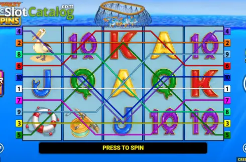 Οθόνη2. Fishin' Frenzy The Big Catch Gold Spins Κουλοχέρης