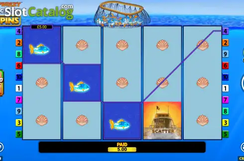 Οθόνη3. Fishin' Frenzy The Big Catch Gold Spins Κουλοχέρης