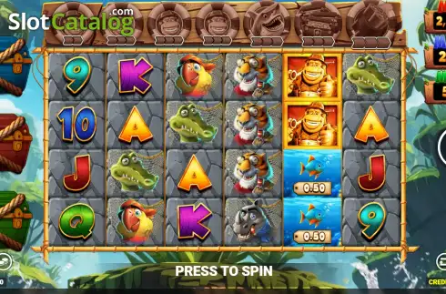 Οθόνη2. King Kong Splash Κουλοχέρης