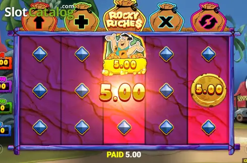 Οθόνη3. The Flintstones Rocky Riches Κουλοχέρης
