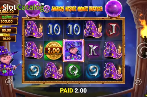 Οθόνη3. The Pig Wizard Cash Lock Κουλοχέρης 