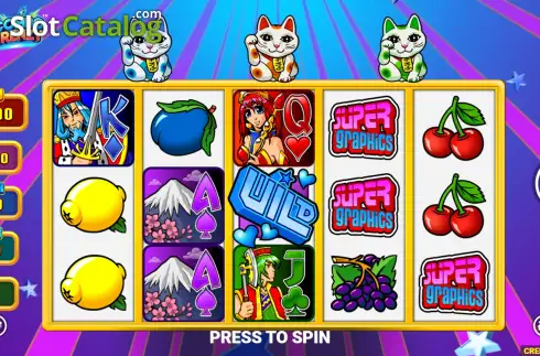 Οθόνη2. Super Graphics Upside Down Combo Frenzy Κουλοχέρης