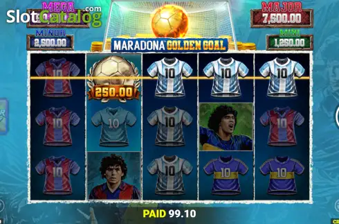 Οθόνη3. Maradona Golden Goal Κουλοχέρης