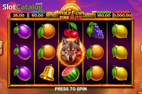 Οθόνη2. Wolf Fury Fire Blitz Κουλοχέρης