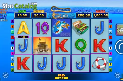 Οθόνη3. Fishin' Frenzy Reely Big Catch Κουλοχέρης