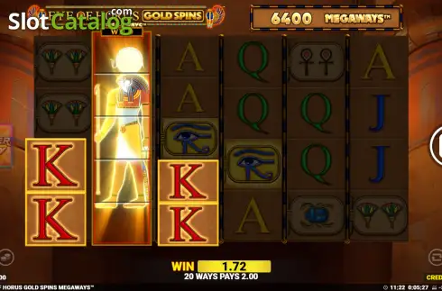 Οθόνη3. Eye of Horus Gold Spins Megaways Κουλοχέρης