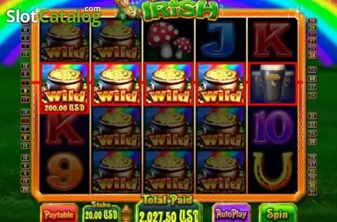 Οθόνη4. Luck O' the Irish Κουλοχέρης 
