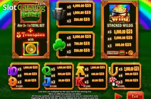 Οθόνη5. Luck O' the Irish Κουλοχέρης 