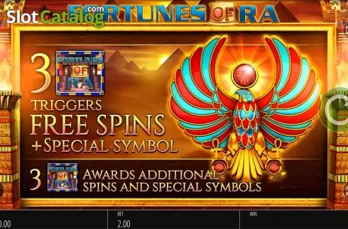Οθόνη2. Fortunes of Ra (Blueprint) Κουλοχέρης 