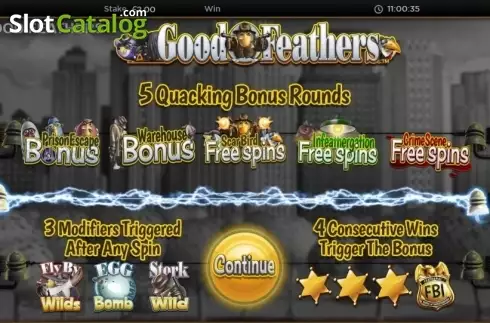Οθόνη2. Good Feathers Κουλοχέρης 