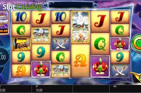 Οθόνη3. Genie Jackpots Megaways Κουλοχέρης 