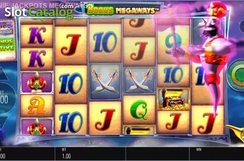 Οθόνη5. Genie Jackpots Megaways Κουλοχέρης 