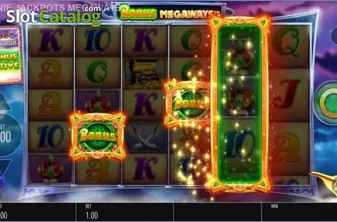 Οθόνη6. Genie Jackpots Megaways Κουλοχέρης 