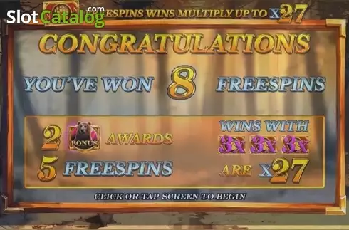 Οθόνη4. Grizzly Gold Jackpot King Κουλοχέρης 