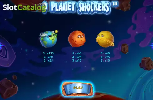 Οθόνη7. 9 Planet Shockers Κουλοχέρης 