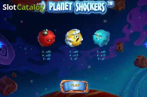 Οθόνη8. 9 Planet Shockers Κουλοχέρης 