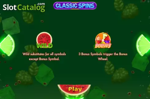 Οθόνη6. Classic Spins Κουλοχέρης 
