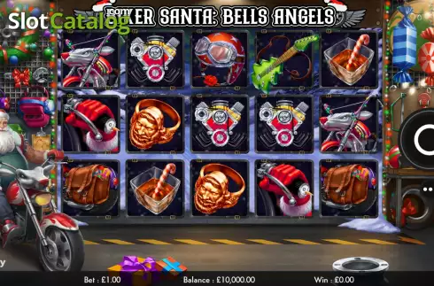 Οθόνη2. Biker Santa: Bells Angels Κουλοχέρης