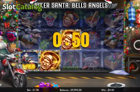 Οθόνη3. Biker Santa: Bells Angels Κουλοχέρης