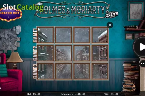 Οθόνη2. Holmes and Moriarty Scratch Κουλοχέρης