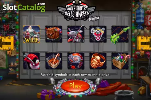 Οθόνη6. Biker Santa: Bells Angels Scratch Κουλοχέρης 