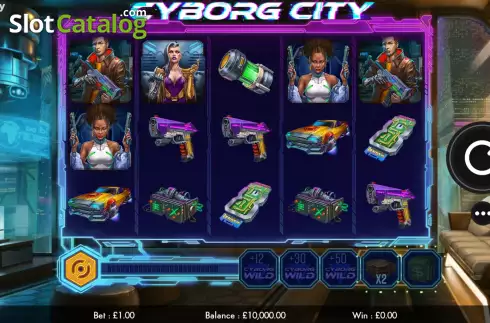 Οθόνη2. Cyborg City Κουλοχέρης