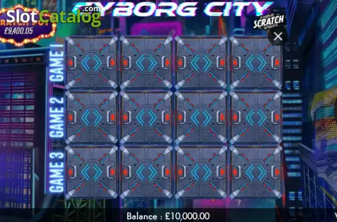 Οθόνη2. Cyborg City Scratch Κουλοχέρης