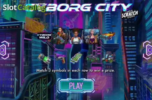 Οθόνη5. Cyborg City Scratch Κουλοχέρης
