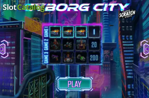 Οθόνη6. Cyborg City Scratch Κουλοχέρης
